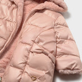 Mayoral Baby Girl Reversible Faux Fur Puffer Coat ~ Petisui