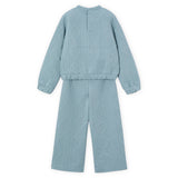 Mayoral Girls Padded Sweatshirt & Pants Set ~ Lake