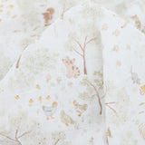 Little Unicorn Cotton Muslin Swaddle ~ Woodland Friends