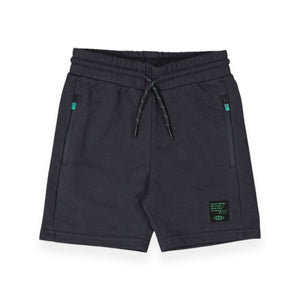 Mayoral Boys Zip Pocket Sweatshorts ~ Asphalt