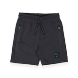 Mayoral Boys Zip Pocket Sweatshorts ~ Asphalt