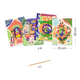 Djeco Wacky Houses Scratch Cards