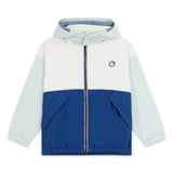 Petit Bateau Boys Color Block Hooded Jacket ~ Multi