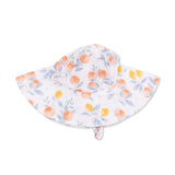 Angel Dear Wide Brim Muslin Sunhat ~ Citrus Floral