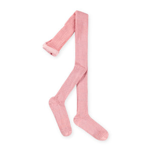 Molo Baby Glitter Ribbed Tights ~ Blush