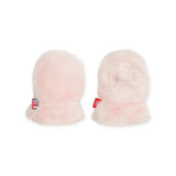 Magnetic Me Minky Bear Mittens ~ Pink Blossom