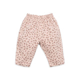 Play Up Baby l/s Top w/ Collar & Leopard Print Twill Pants Set ~ Pink