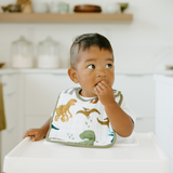 Little Unicorn Cotton Muslin Classic Bib 3 Pack ~ Dino Friends