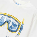 Mayoral Boys Snorkel s/s T-shirt ~ White