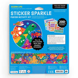 Mudpuppy Ocean Life Sticker Sparkle Poster Activity Kit