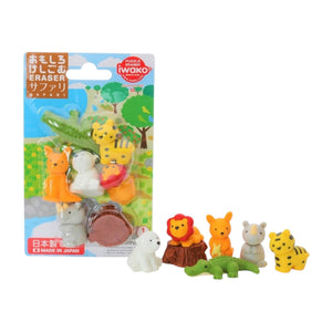 Bcmini Iwako Safari Eraser Set
