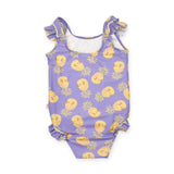 Zoocchini Ruffled One Piece Swimsuit ~ Pineapple