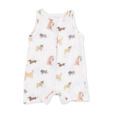 Angel Dear Sleeveless Muslin Shortie Romper ~ Awesome Dogs