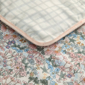 Loulou Lollipop Muslin Quilt Blanket ~ English Garden