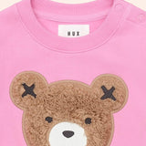 Huxbaby Furry Huxbear Sweatshirt & Sweatpants Set ~ Fuchsia