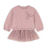 Mayoral Baby Girl Sweatshirt & Tulle Skirt Set ~ Crystal Pink