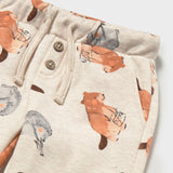 Mayoral Baby Boy Forest Animals Print Sweatshirt & Sweatpants Set ~ Tofu