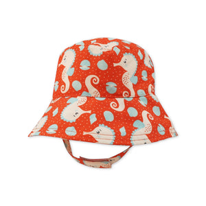 Zoocchini Baby/Toddler Printed Bucket Hat ~ Sally the Seahorse