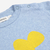 Bobo Choses Baby Choo Choo l/s T-shirt & Corduroy Pants Set ~ Light Blue/Red