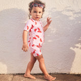 Molo Baby Nolu Sunsuit ~ Melon Pink