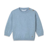 Mayoral Baby Boy Basic Knit Crewneck Sweater ~ Vivid Rain