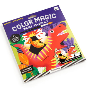 Mudpuppy Mighty Dinosaurs Color Magic Water-Reveal Kit