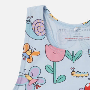 Stella McCartney Baby Girl Printed Swimsuit ~ Blue Multi