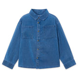 Mayoral Boys l/s Denim Button Down Shirt ~ Medium Wash