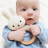 Just Dutch Miffy Crocheted Teether Rattle