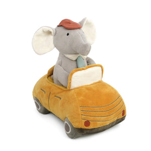 Mon Ami Elephant & Car Plush Toy