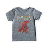 Rowdy Sprout Baby Red Hot Chili Peppers s/s Tee ~ Tri Grey