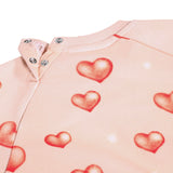 Molo Baby Disc Sweatshirt & Simeon Sweatpants Set ~ Airbrush Hearts