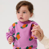 Bobo Choses Baby Tangerine Sweatshirt & Joggers Set ~ Fuchsia