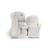 Jellycat Bashful Grey Bunny Soother