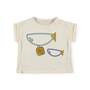 Babyclic T-Shirt & Terry Shorts Set ~ Traveller Fish/Mustard Stripe