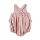 Quincy Mae Penny Gauze Bubble Onesie ~ Mauve