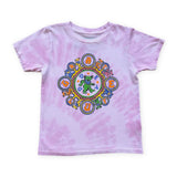 Rowdy Sprout Baby Grateful Dead Kaleidoscope s/s Tee ~ Pink Tie Dye
