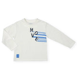 Mayoral Boys Puffer Vest, l/s Tee & Sweatpants Set ~ Cerulean