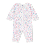 Petit Bateau l/s Floral Print Romper ~ Multi