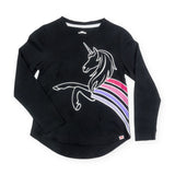 Appaman Girls Elara Tee ~ Unicorn/Black