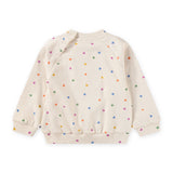 Molo Baby Disc Sweatshirt & Simeon Sweatpants Set ~ Confetti Rainbow