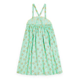 Stella McCartney Girls Starfish Tencel Scalloped Dress ~ Green