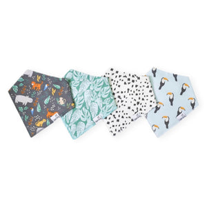 Copper Pearl Bandana Bib Set ~ Bengal