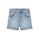 Babyface Baby Boy Jean Shorts ~ Grey Blue Denim