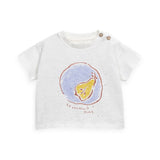 Play Up Baby Graphic Tee & Woven Shorts Set ~ Pear/Cornflower