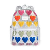 State Bags Kane Double Pocket Backpack ~ Fuzzy Hearts