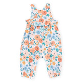 Angel Dear Muslin Ruffle Waist Romper ~ Flower Cart