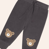 Huxbaby Furry Huxbear Sweatshirt & Sweatpants Set ~ Soft Black