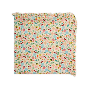 Magnetic Me Modal Ruffle Blanket ~ Honey Blossom
