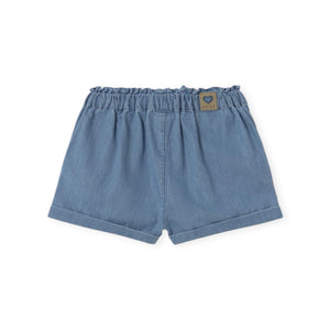 Mayoral Baby Girl Chambray Shorts ~ Light Wash